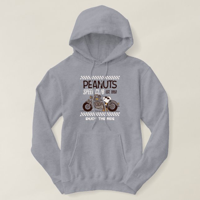 Jordnötter | Klubb för ljudhastighet Hoodie (Design framsida)