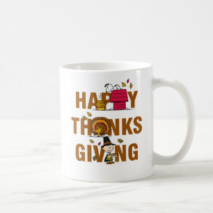 Jordnötter Kombination av Happy thanksgiving Kaffemugg