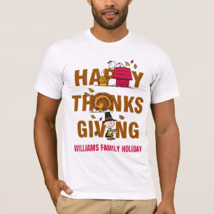 Jordnötter   Kombination av Happy thanksgiving T Shirt