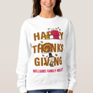 Jordnötter Kombination av Happy thanksgiving T Shirt