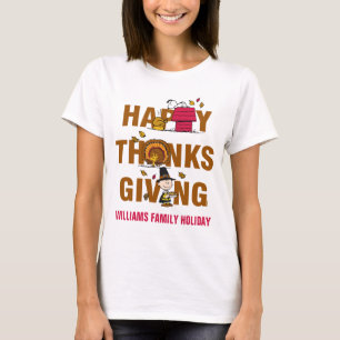 Jordnötter   Kombination av Happy thanksgiving T Shirt