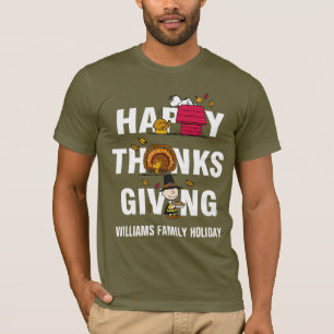Jordnötter   Kombination av Happy thanksgiving T Shirt