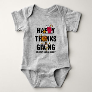 Jordnötter Kombination av Happy thanksgiving T Shirt