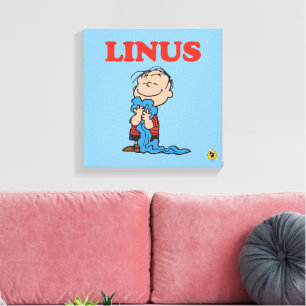 Jordnötter Linus Blanket Smile Canvastryck