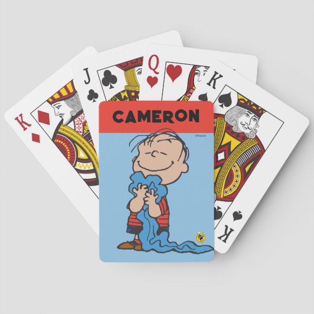 Jordnötter | Linus Blanket Smile Spelkort (Baksidan)