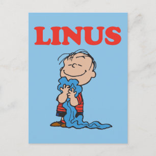 Jordnötter Linus Blanket Smile Vykort
