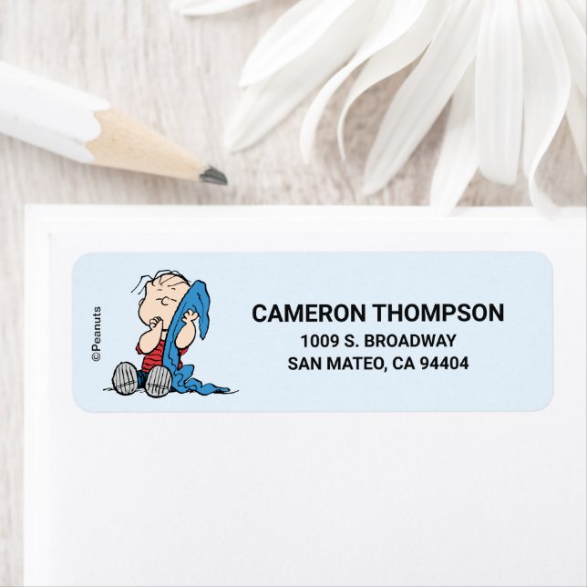 Jordnötter | Linus & Hans Blanket Returadress Etikett (Insitu)