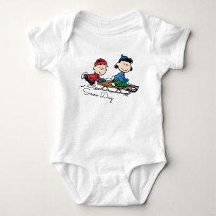 Jordnötter   Linus & Lucy Sled Riding T Shirt