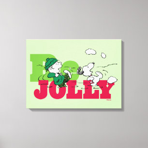 Jordnötter   Linus & Snoopy BE Jolly Canvastryck