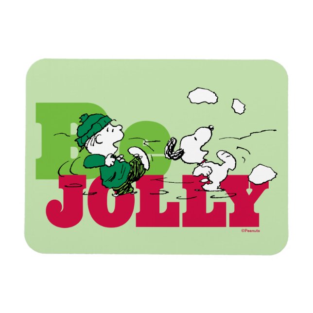 Jordnötter | Linus & Snoopy BE Jolly Magnet (Horisontell)