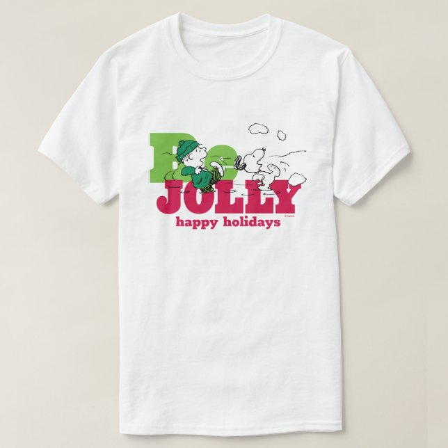 Jordnötter | Linus & Snoopy BE Jolly T Shirt (Design framsida)