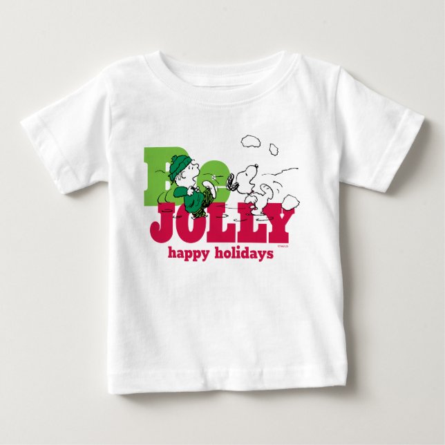 Jordnötter | Linus & Snoopy BE Jolly T Shirt (Framsida)