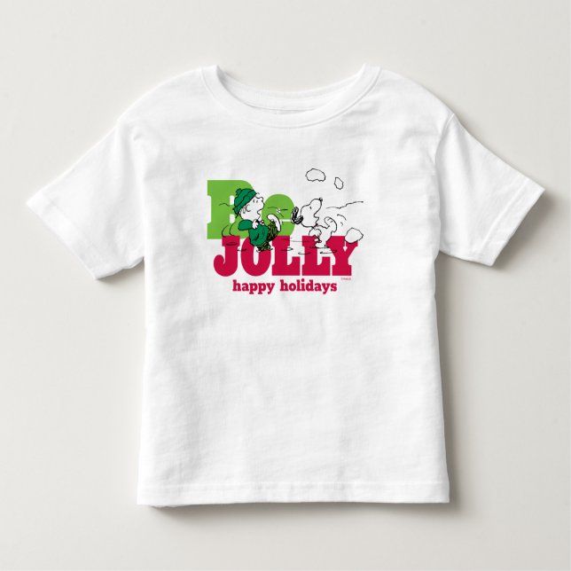 Jordnötter | Linus & Snoopy BE Jolly T Shirt (Framsida)
