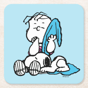 Jordnötter Linus & Snoopy Underlägg Papper Kvadrat