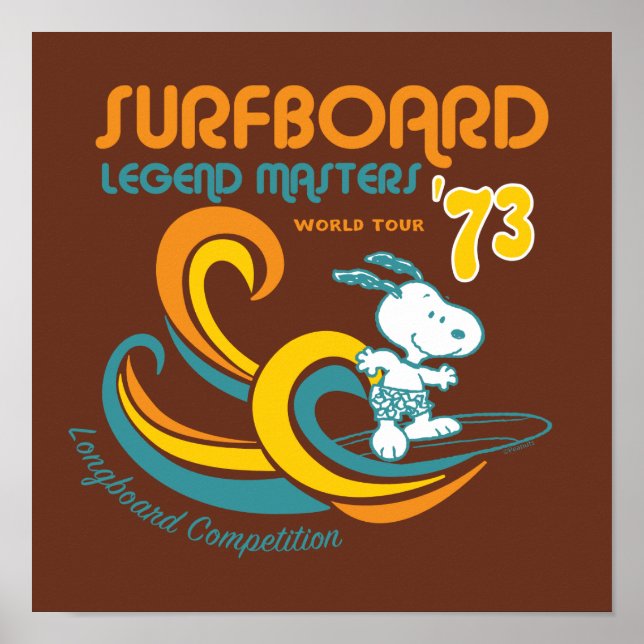 Jordnötter | Longboard-konkurrens med sonopé Poster (Framsidan)