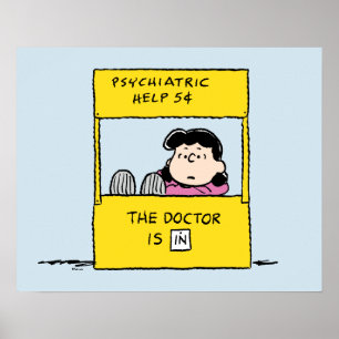 Jordnötter Lucy & Doktor är i Poster