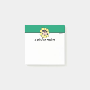 Jordnötter Lucy Flower Post-it Block