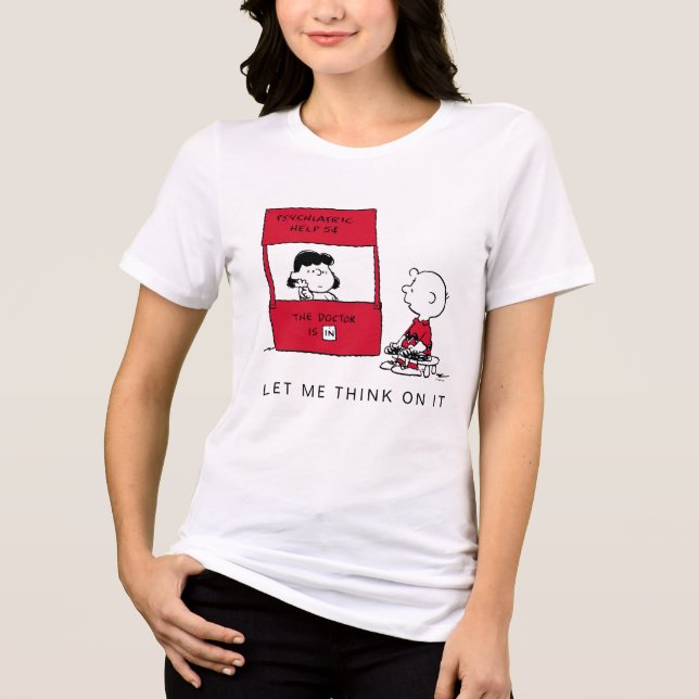 Jordnötter | Lucy Ge Charlie Brown Advice T Shirt (Framsida)