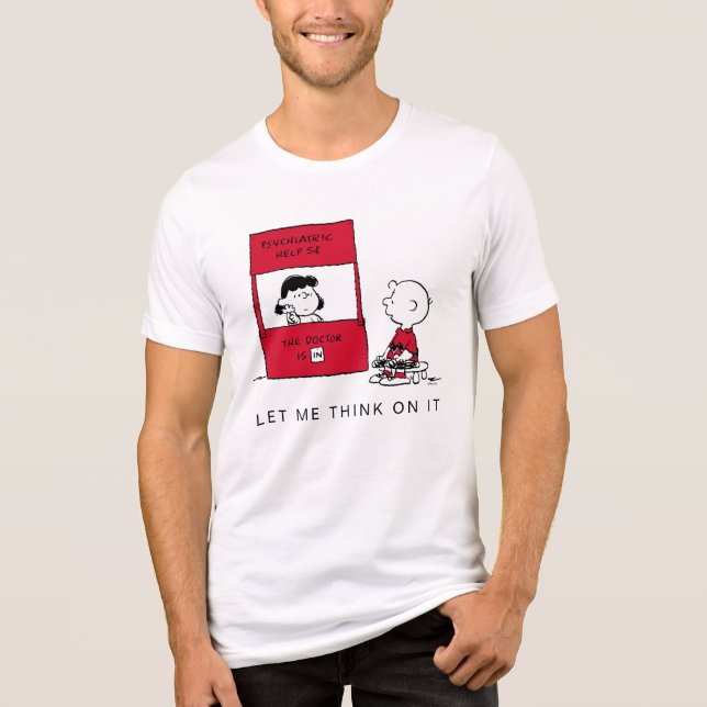 Jordnötter | Lucy Ge Charlie Brown Advice T Shirt (Framsida)