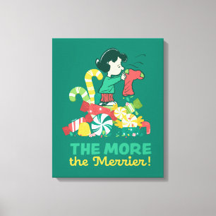 Jordnötter Lucy the More the Merrier the Merrier Canvastryck