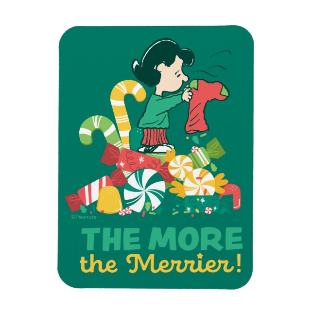 Jordnötter | Lucy the More the Merrier the Merrier Magnet (Vertikal)