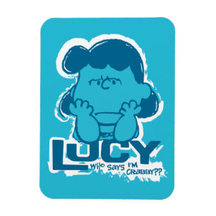 Jordnötter   Lucy Vem säger att jag är Crabby? Magnet