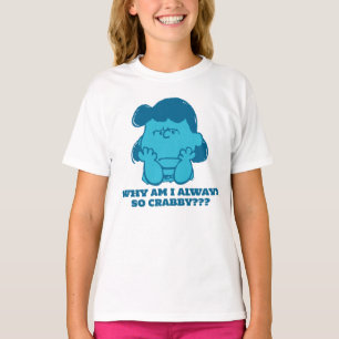 Jordnötter Lucy Vem säger att jag är Crabby? T Shirt