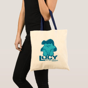 Jordnötter Lucy Vem säger att jag är Crabby? Tygkasse