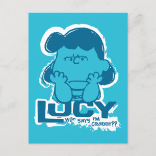 Jordnötter Lucy Vem säger att jag är Crabby? Vykort