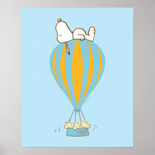 Jordnötter   Luftballong av sofiapi och trävaror Poster