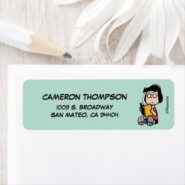 Jordnötter | Marcie Reading Returadress Etikett (Insitu)