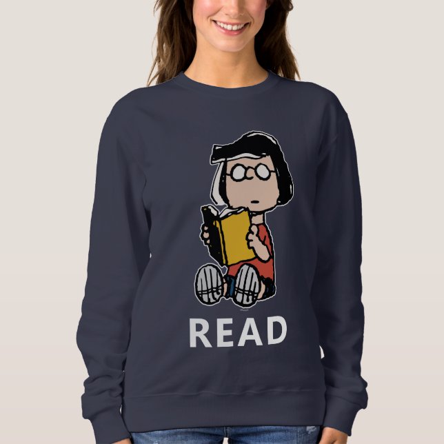 Jordnötter | Marcie Reading T Shirt (Framsida)