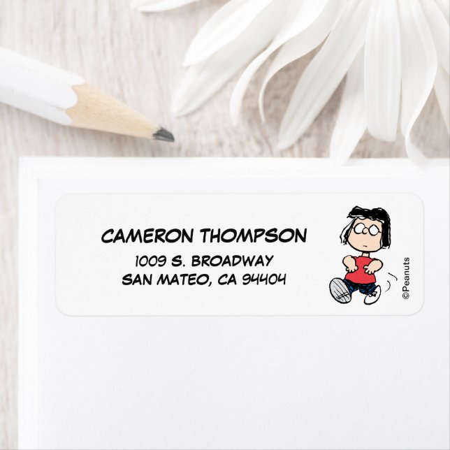 Jordnötter | Marcie Returadress Etikett (Insitu)