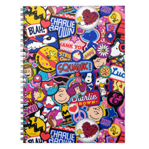 Jordnötter   Mixtape Patch Mönster Anteckningsbok