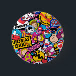 Jordnötter | Mixtape Patch Mönster Knapp<br><div class="desc">Kolla in den här roligten med Peanuts Gang i söta plåster.</div>