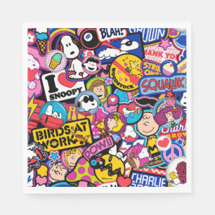 Jordnötter   Mixtape Patch Mönster Pappersservett