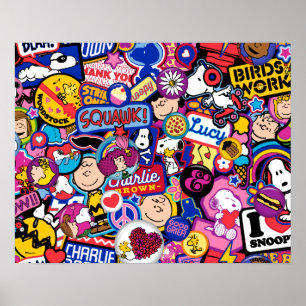 Jordnötter   Mixtape Patch Mönster Poster