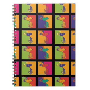 Jordnötter   Modern pop Art Snoopy Anteckningsbok