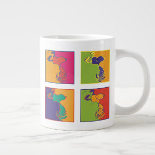 Jordnötter   Modern pop Art Snoopy Jumbo Mugg