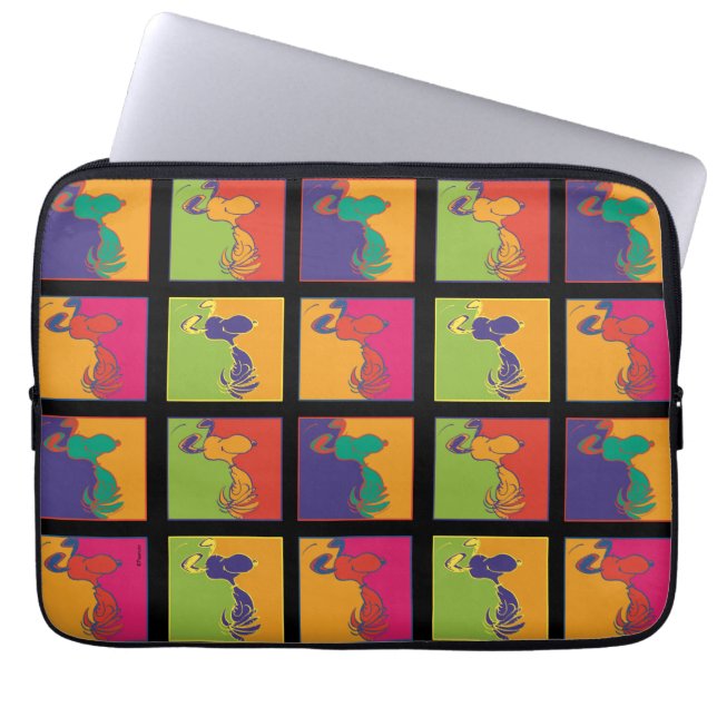 Jordnötter | Modern pop Art Snoopy Laptop Fodral (Framsidan)