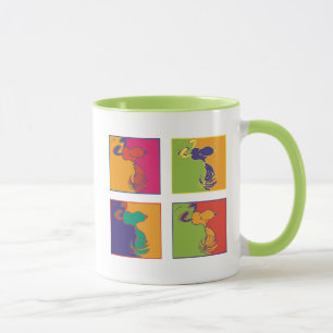 Jordnötter   Modern pop Art Snoopy Mugg
