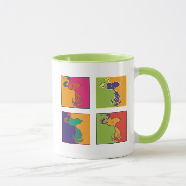 Jordnötter | Modern pop Art Snoopy Mugg (Höger)