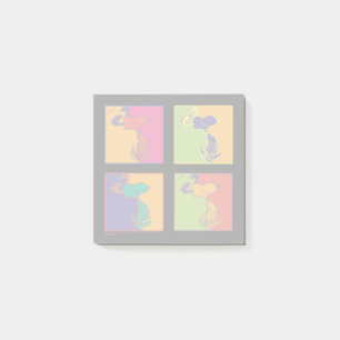 Jordnötter   Modern pop Art Snoopy Post-it Block