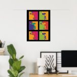 Jordnötter | Modern pop Art Snoopy Poster<br><div class="desc">Ta en titt på den här färgstarka popkonsformen stil Jordnötter med snoopy.</div>