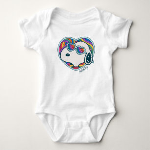Jordnötter noopy Heart Rainbow T Shirt