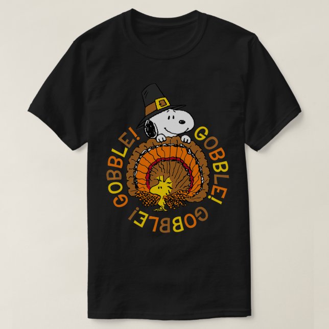 Jordnötter och Thanksgiving T Shirt (Design framsida)