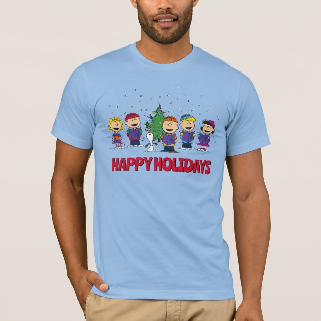 Jordnötter | Omkring Julgran T Shirt (Framsida)