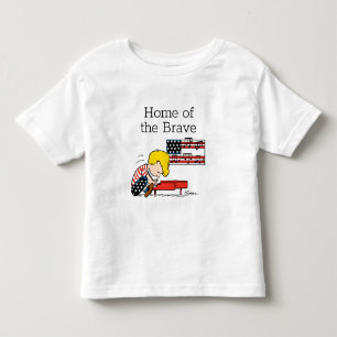 Jordnötter   Patriotic Schroeder & Hans Piano T Shirt