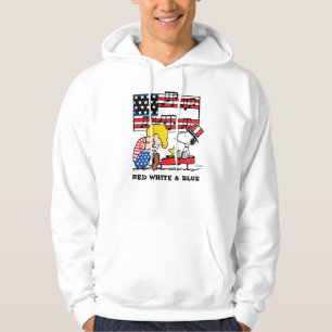 Jordnötter Patriotic Schroeder, Woodstock & Snoo Hoodie
