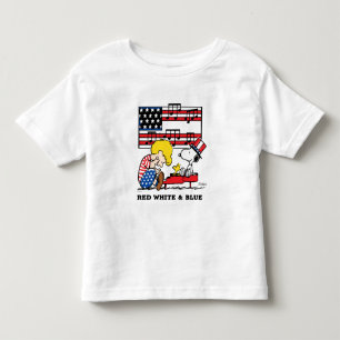Jordnötter   Patriotic Schroeder, Woodstock & Snoo T Shirt